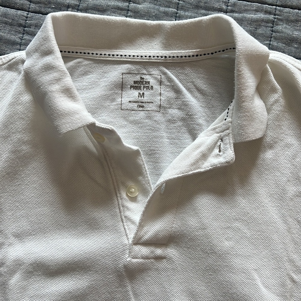 Gap Modern Pique Polo Short Sleeve Shirt - Picture 5 of 5